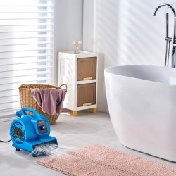 Lattiapuhallin PP-muovi kolmiportainen nopeussäätö neljä säädettävää kulmaa kuivaukseen ja viilennykseen