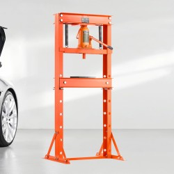 Hydraulinen verstaspuristin 20T H-runkoinen paksunnettu teräs lattiamalli säädettävät puristuslevyt taivuttamiseen oikaisuun