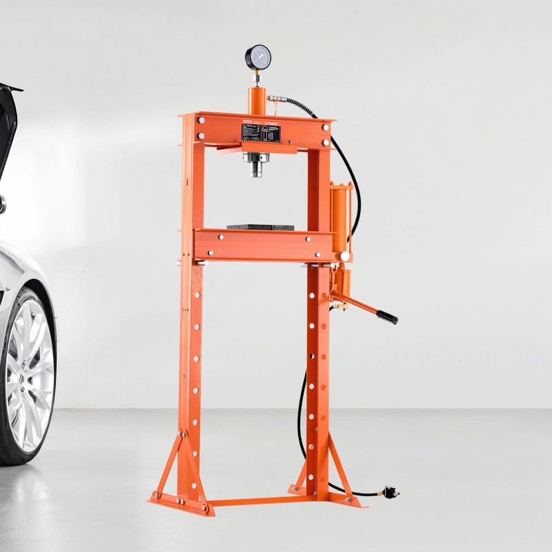 Korjaamopuristin H-runkoinen teräksinen kaksikymmenen tonnin pneumaattinen hydraulinen