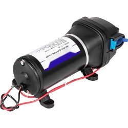 Kalvovesipumppu 12 voltin valurautarunkoinen automaattinen itseimevä 17 litraa minuutissa maksimipaine 2 76 bar
