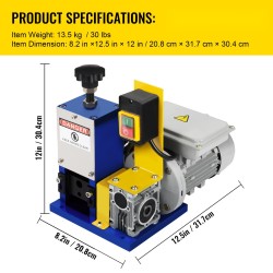 Kannettava sähkökäyttöinen johdonkuorintakone alumiiniseosrunko 1,5–25 mm kuparin talteenottoon