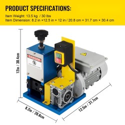 Automaattinen johdonkuorintakone alumiiniseosrunko siirrettävä 1,5–25 mm 220V yksivaiheinen