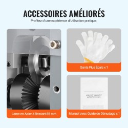 Automaattinen johdonkuorintakone 1,5–30 mm alumiiniseos 180 W romukuparin kierrätys