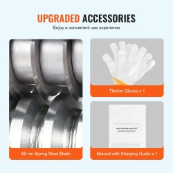 Kaapelinkuorintakone valurautarunkoinen sähkökäyttöinen 1,5–40 mm 11 syöttökanavaa 370 W