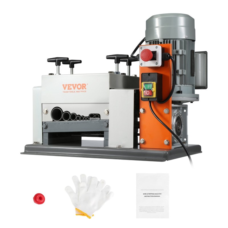 Sähköinen automaattinen valurautarunkoinen kaapelien kuorintakone 1,5–40 mm 1500 W 9 kanavaa