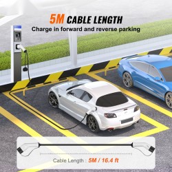 Tyyppi 2–liittiminen yksivaiheinen latauskaapeli 5 metriä 32 ampeerin 7 kilowatin IP66-suojattu