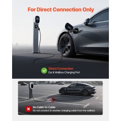 Jatkojohto sähköautolle tyyppi 2 10 m 32 A 22 kW IP65