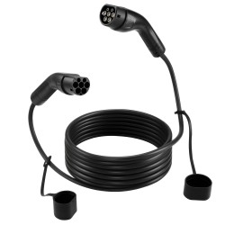 Jatkojohto sähköautolle tyyppi 2 10 m 32 A 22 kW IP65