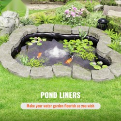 EPDM-allaskalvo 3 x 4,6 m 1,5 mm paksu musta kala- ja koi-altaille