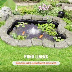 Lammikon pohjakalvo EPDM 9 x 10,6 m 1,5 mm musta kalalammikoille