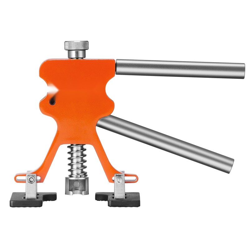 Lommonpoistosarja auton koripeltien pienille ja keskisuurille lommille alumiini kumi vetäjillä kuumaliimapistoolilla