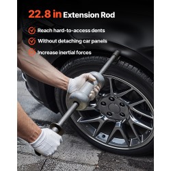 Lommonoikaisusarja liukuvasaralla kolmetoistaosainen kovametallinen jatkovarrella kuljetuslaukulla autoille