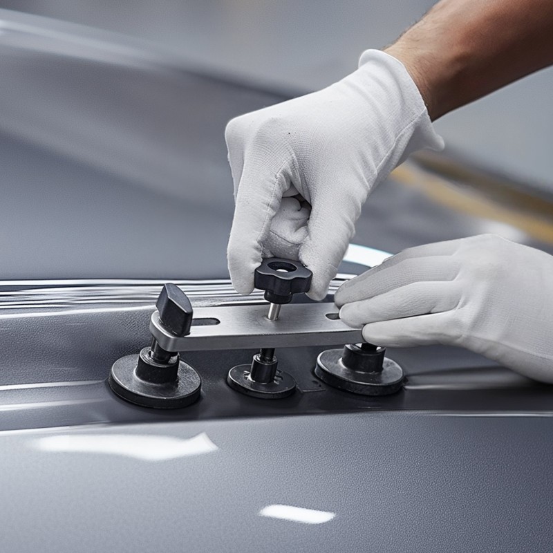 Lommonpoistosarja 60 osaa maalaamaton siltavetäjällä kumivasaralla ja kuumaliimapistoolilla