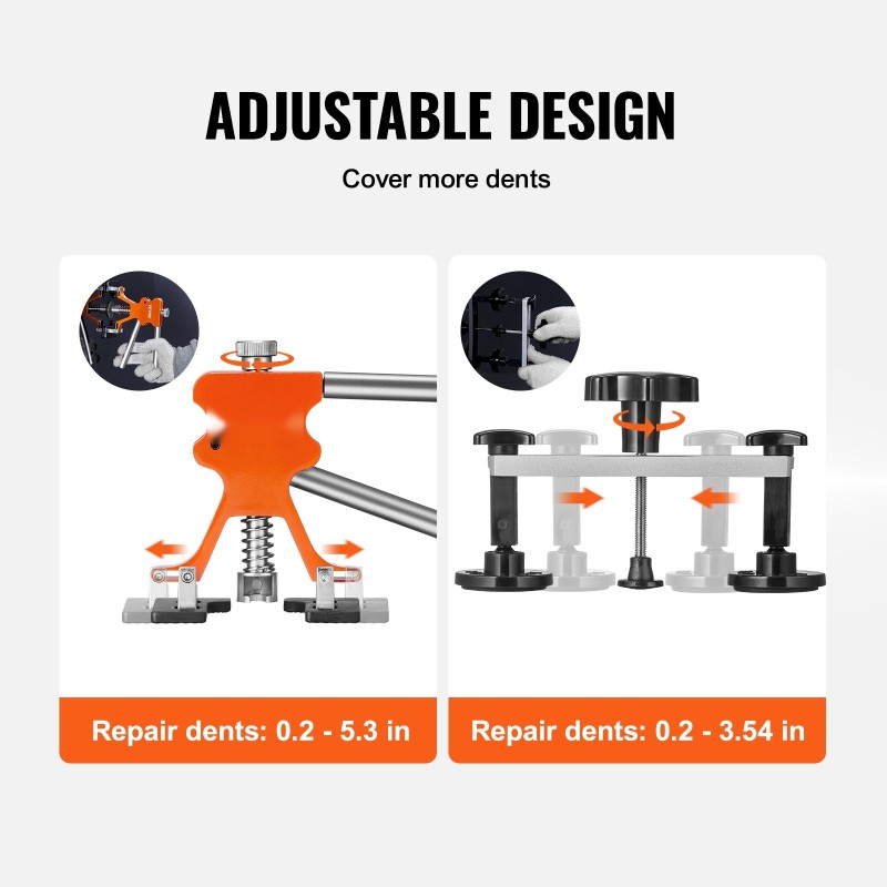 Auton koripaneelien maaliton oikaisusarja alumiini ABS-muovi ja kumiosat kuumaliimapistooli mukana