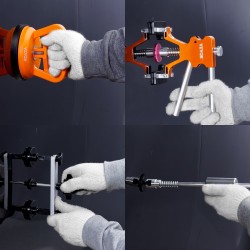 Auton koripaneelien maaliton oikaisusarja alumiini ABS-muovi ja kumiosat kuumaliimapistooli mukana