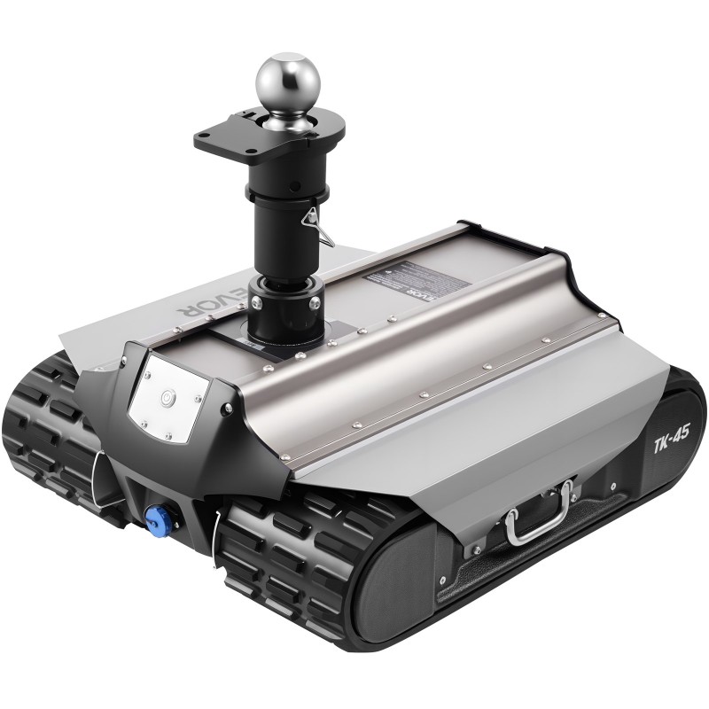 Sähköinen perävaunun siirtäjä 4082 kg vetokyky 100 m kaukosäätö telaketjuilla