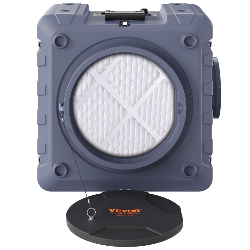 Ilmanpuhdistin 3-vaiheisella MERV10 aktiivihiili H13 HEPA 550 CFM pinottava kanavaliitännällä