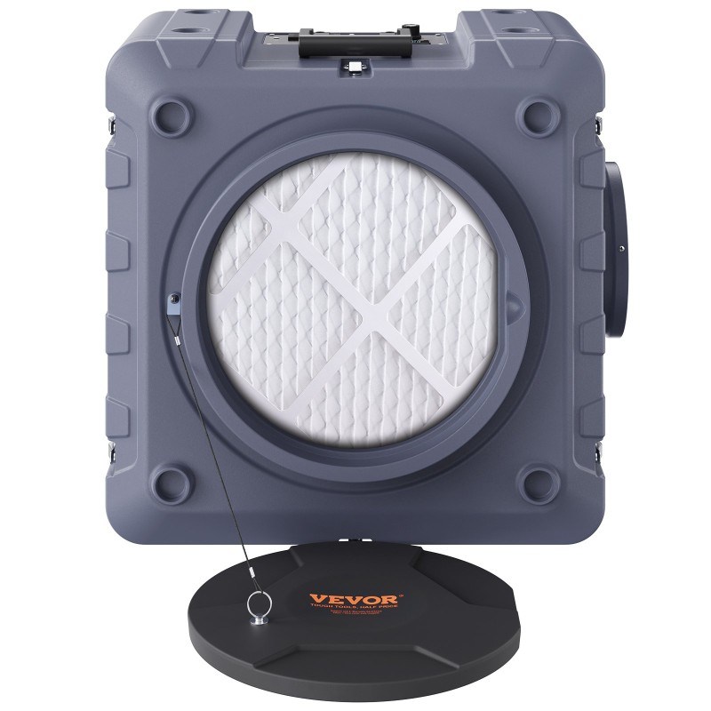 Ilmanpuhdistin 3-vaiheisella suodatuksella MERV10 hiilisuodatin H13 HEPA pinottava 800 CFM