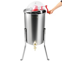 Hunajalinko ruostumattomasta teräksestä kahdelle tai neljälle kehykselle käsikäyttöinen läpinäkyvällä kannella säädettävällä