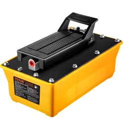 Ilmakäyttöinen hydraulinen jalkapumppu 2 3 l säiliö alumiininen ydin öljyletku ruiskupistooli