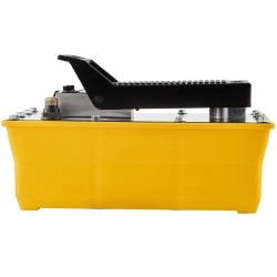 Ilmakäyttöinen hydraulinen jalkapumppu 2,3 l säiliö alumiininen ydin öljyletku ruiskupistooli