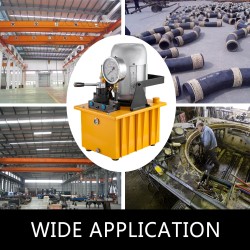 Sähköinen kaksitoiminen hydraulipumppu 750W 8L käsiventtiilillä 220V