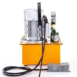 Sähköhydraulinen yksitoiminen pumppu 750W 220V 7L solenoidiventtiilillä jalkakytkimellä