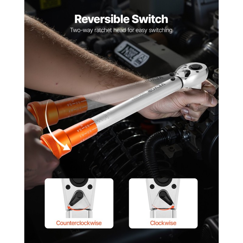 Momenttiavainsarja 3-osainen 1/4 3/8 1/2 tuumaa polkupyörän huoltoon