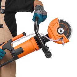 Sähköinen betonisaha 180 mm terä 2000 W 63 mm leikkaussyvyys