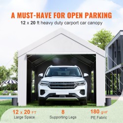 Autoteltta sinkitty teräsrunko 3,7 x 6,1 m irrotettavat sivuseinät rullattavat ikkunat vedenpitävä