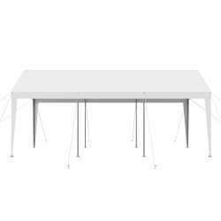 Autoteltta 3 05 x 6 09 m galvanoitu teräsrunko kaksinkertainen PE kangas autolle