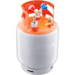 Kylmäaineen talteenottosäiliö HP295-teräs 13,6 kg kellukekytkimellä esitäytetty typellä