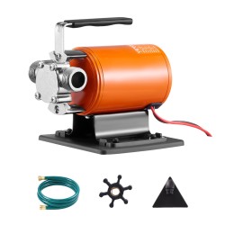 Vesipumppu 12V 75W 23 l/min 14 m nostokorkeus alumiinirunko 1,8 m imuletku