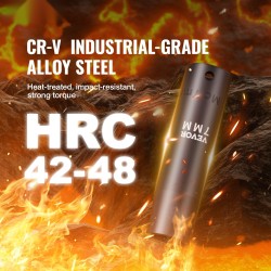 Iskuhylsysarja 65 osaa 1/2 tuuman vetoon Cr-V-seosteräs SAE 3/8–1-1/4 10–24 mm