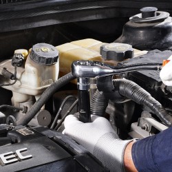 Iskihylsysarja kromivanadiiniteräs syvät 6-kulmaiset 1/2 tuuman vetoneliö 26 hylsyä 10–36 mm