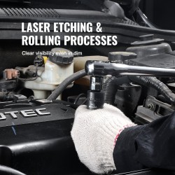 Iskuhylsysarja 3/8-vetoinen 14 osaa 7–20 mm 6-kulmainen Cr-Mo-seosteräs