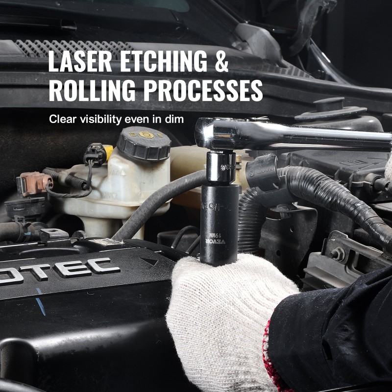 Iskihylsysarja 3/8-tuumainen CR-MO-seosteräs 15-osainen 8–22 mm autohuoltoon säilytyslaatikolla