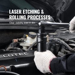 Iskevä 8-osainen hylsysarja CR-MO-seosteräs 1-tuumainen 2,5 cm kuusikulmainen säilytyskotelolla