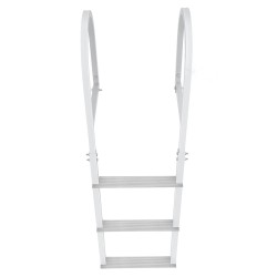 Irrotettava 3 portainen laituri ja venetikas alumiiniseoksesta leveät 3 1 tuuman askelmat 500 paunan enimmäiskuormitus