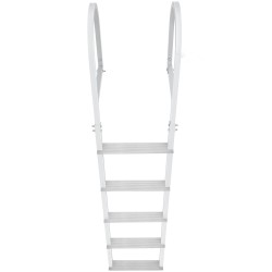 Irrotettava 5 askelmainen alumiiniseos laituritikas liukastumista estävillä askelmilla 500 paunan kantavuus