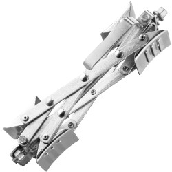 X-muotoinen hiiliteräs pyörävakaaja 2 kpl renkaiden väli 3,8–25,4 cm säilytyslaukku ja räikkäavain