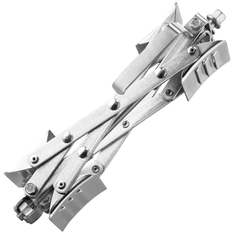 X-muotoinen hiiliteräs pyörävakaaja 2 kpl renkaiden väli 3,8–25,4 cm säilytyslaukku ja räikkäavain