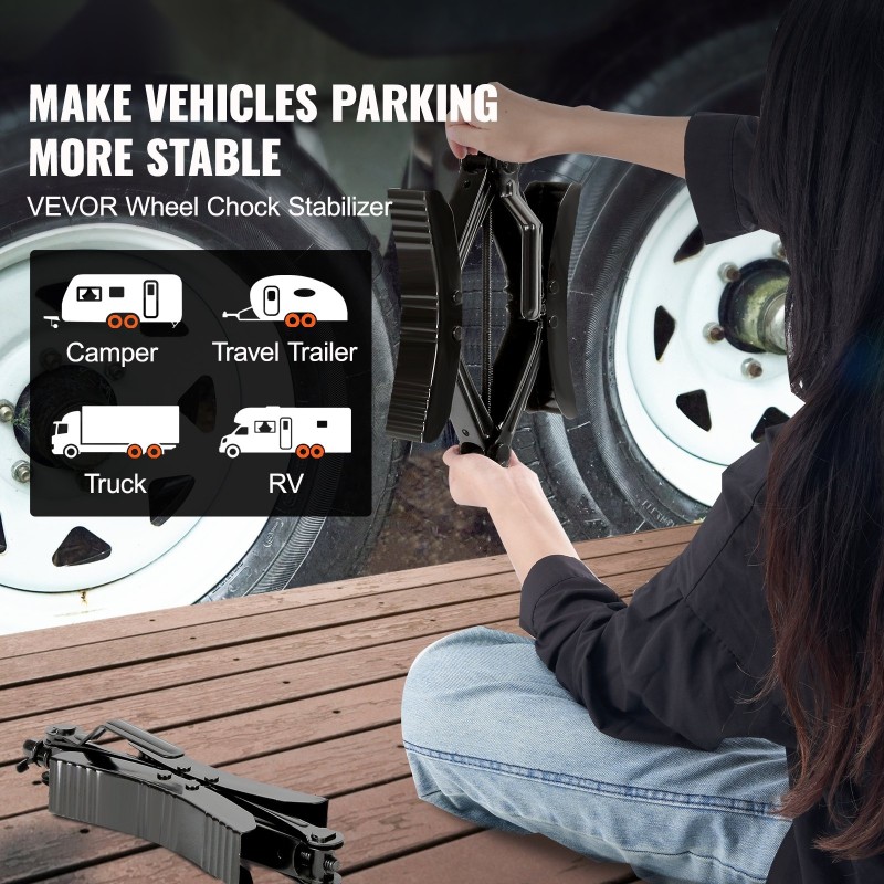 H-tyypin pyöränvakain hiiliterästä matkailuautoihin renkaiden väli 3.5–12 tuumaa 2 kpl