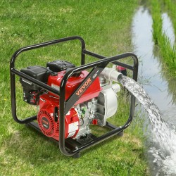 Bensiinikäyttöinen 2 tuuman vesipumppu 5 kW 537 l/min 45 m