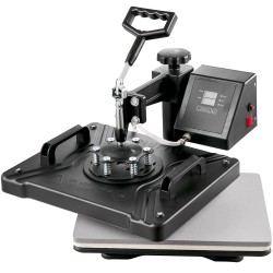 Lämpöprässi 5 osainen Teflon pinnoitettu levy 29 x 38 cm T paidat mukit lippikset lautaset