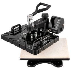 Lämpöprässi kuusi toimintoa 29x38 cm teflonpinnoitettu levy 1000W