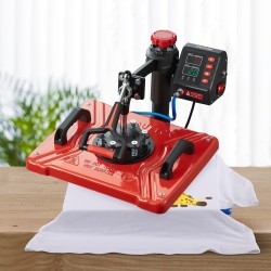 Lämpöprässäyskone teflon 30 x 38 cm 10 toimintoa 360 asteen kääntyvä