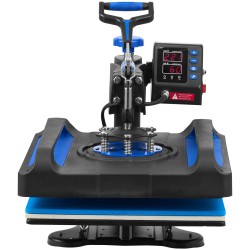 Lämpöprässi 38 x 38 cm lämmityslevy t-paidoille digitaalinen ajastin 360 asteen kääntyvä