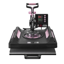 Lämpöprässi 8 toiminen muovi alumiiniseos 380x380 mm musta