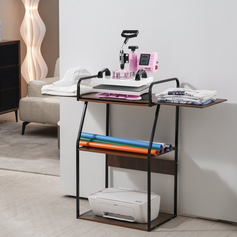 Lämpöprässi 300x250 mm kaksitoiminen tasoprässi ja lippaprässi pinkki